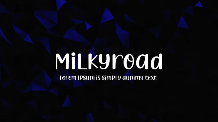 Milkyroad Font