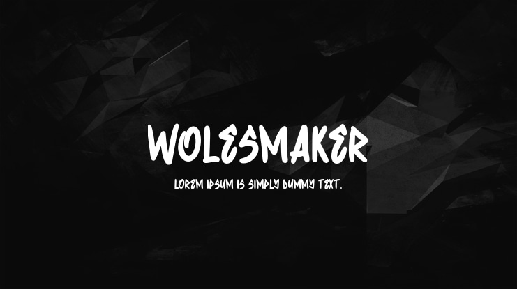 Wolesmaker Font Family