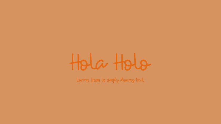 Hola Holo Font