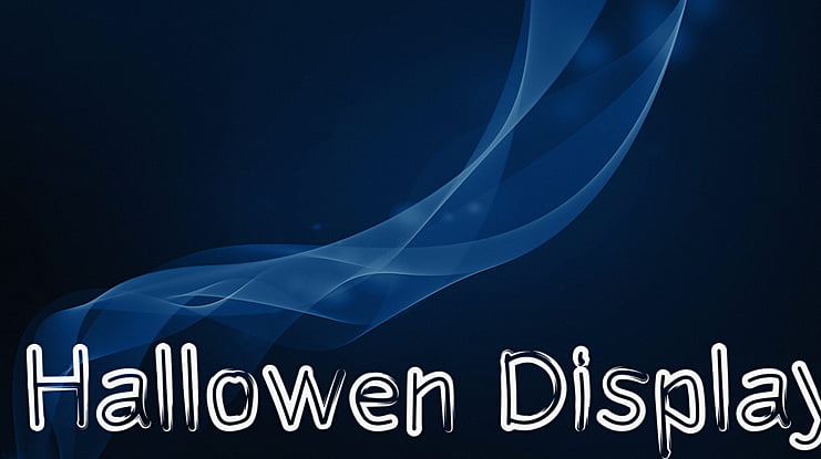 Hallowen Display Font