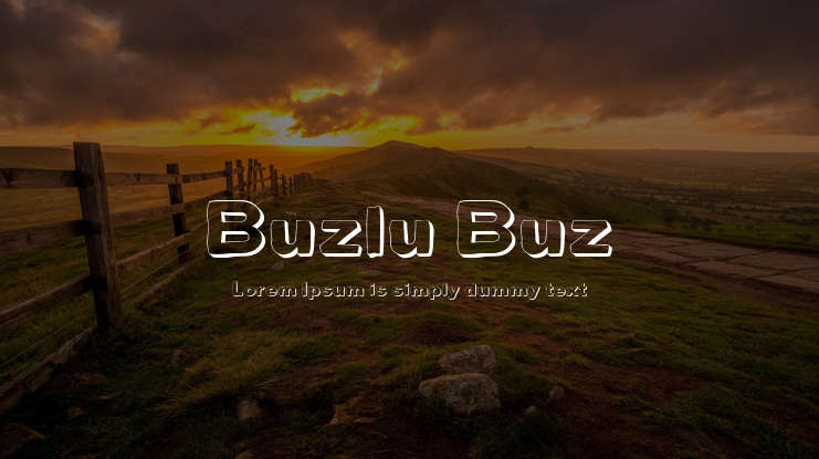 Buzlu Buz Font