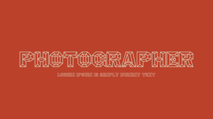 Photographer Font