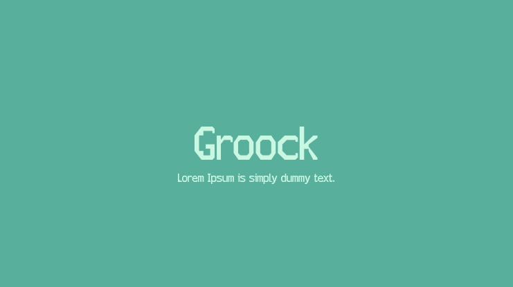 Groock Font