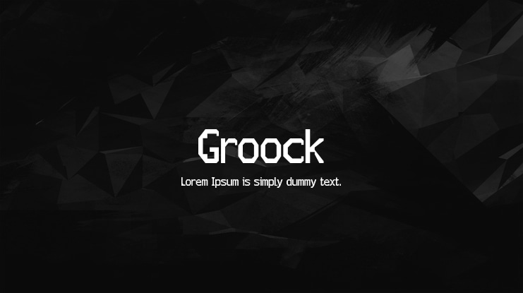 Groock Font