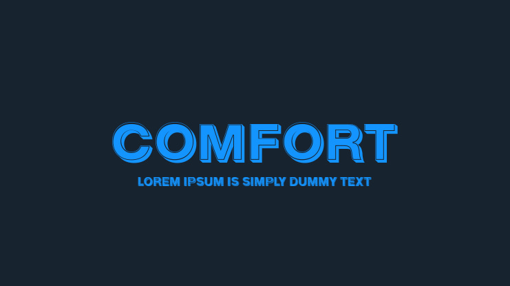 Comfort Font
