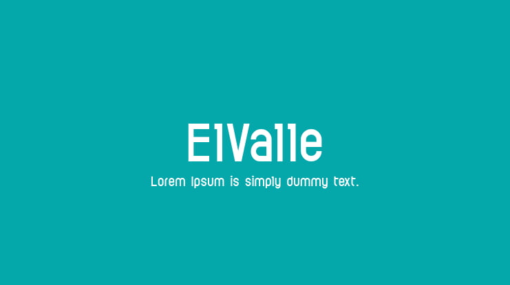 ElValle Font