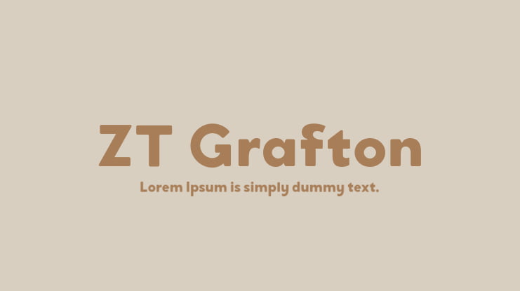 ZT Grafton Font