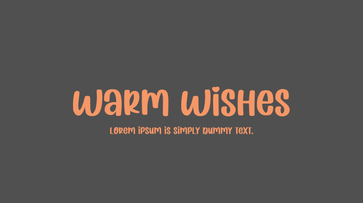 Warm Wishes Font