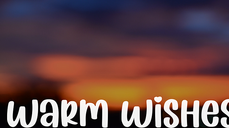 Warm Wishes Font