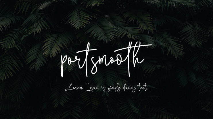 portsmooth Font