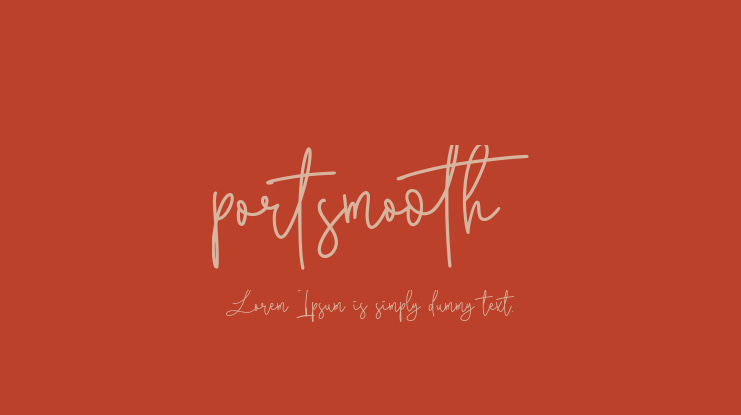 portsmooth Font