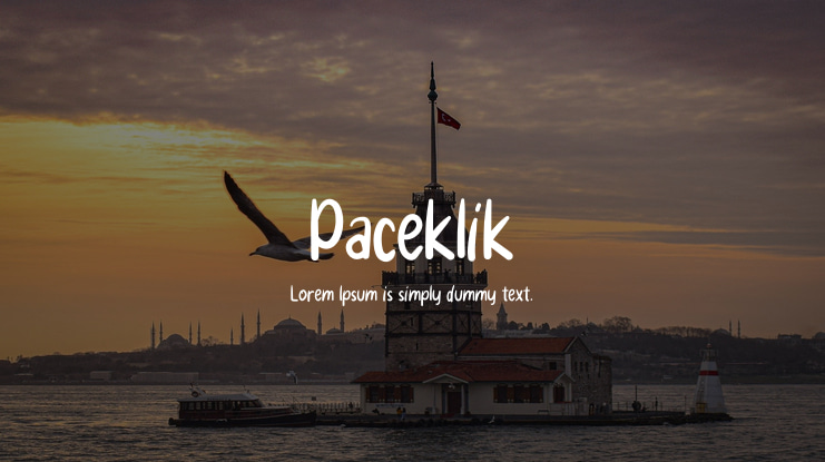 Paceklik Font