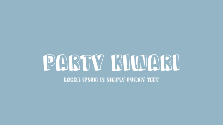Party Kiwari Font