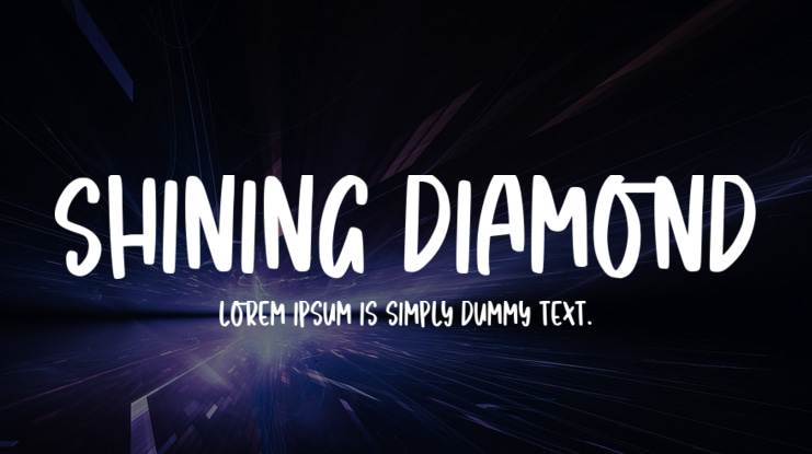 Shining Diamond Font