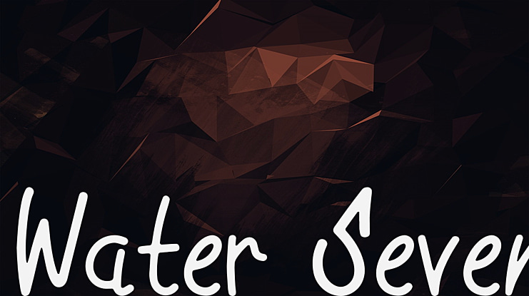 Water Seven Font