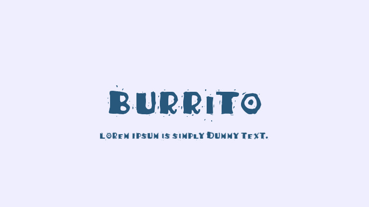 Burrito Font