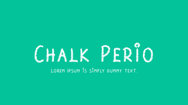 Chalk Perio Font