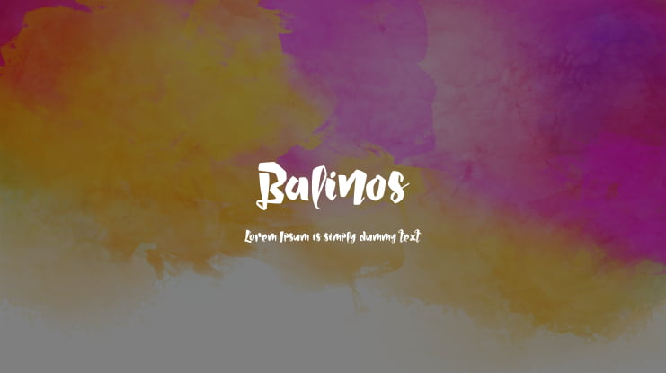 Balinos Font