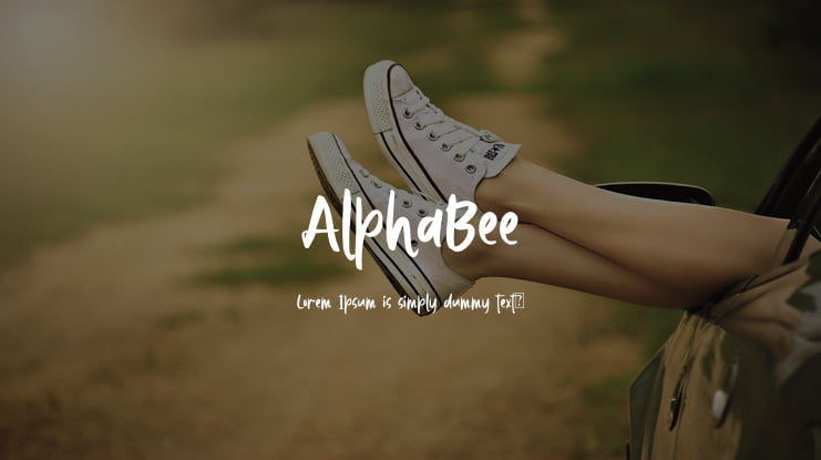 AlphaBee Font