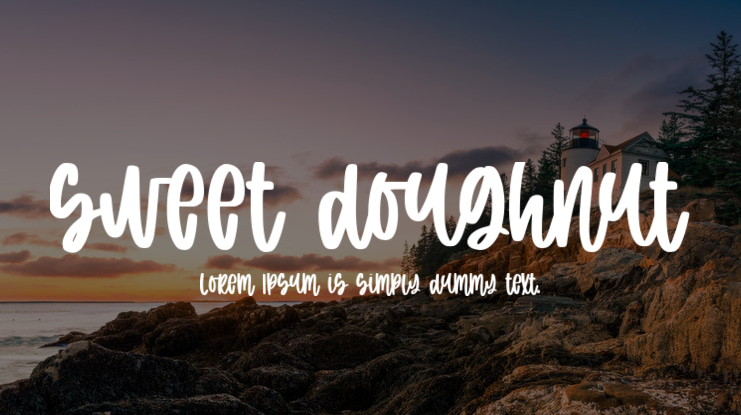 sweet doughnut Font