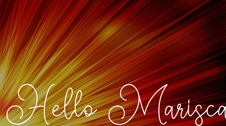 Hello Marisca Font Family