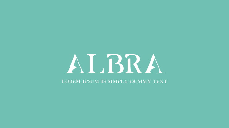 ALBRA Font