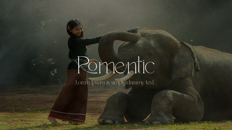 Romentic Font
