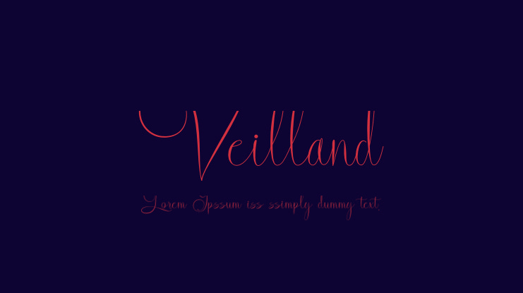 Veilland Font