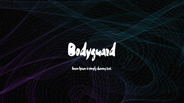 Bodyguard Font