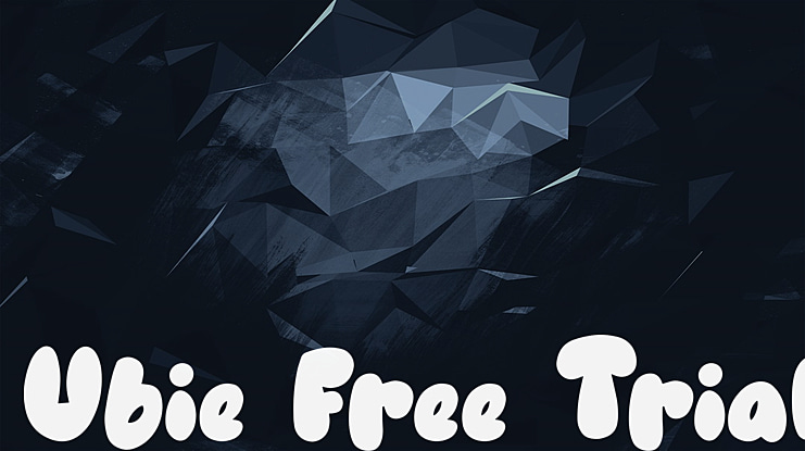 Ubie Free Trial Font