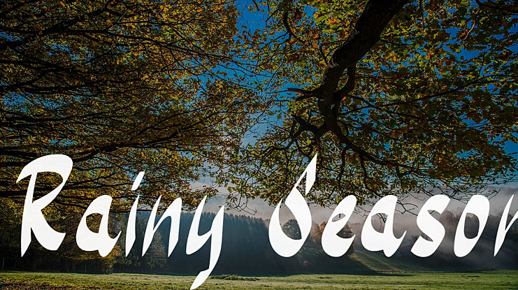 Rainy Season Font