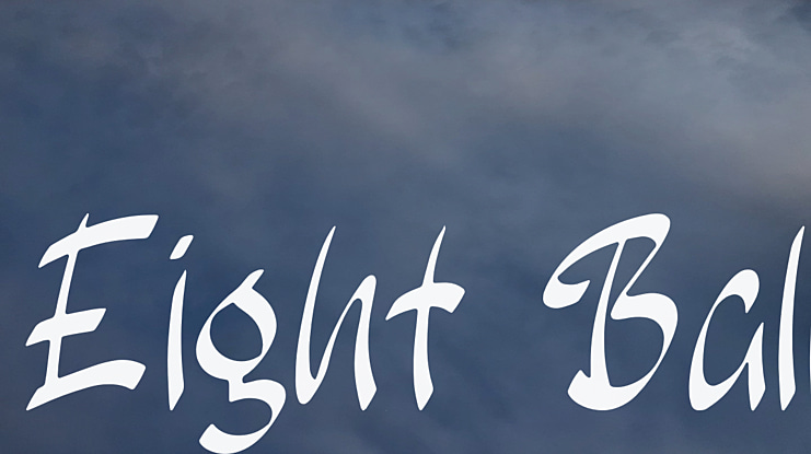Eight Ball Font