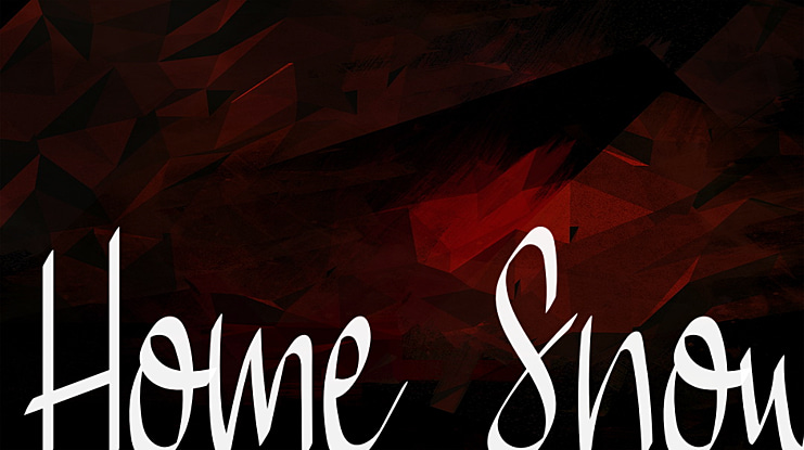 Home Snow Font