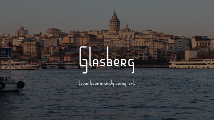 Glasberg Font