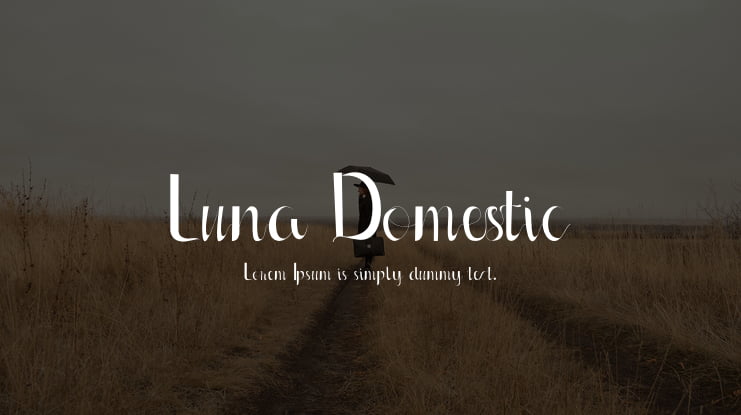 Luna Domestic Font