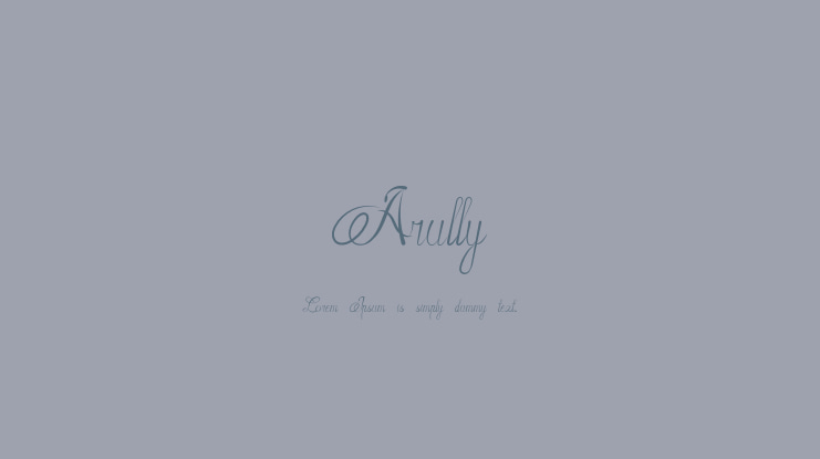 Arully Font