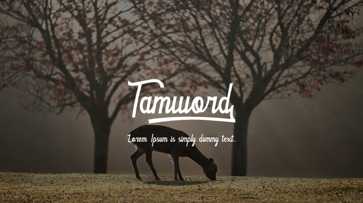 Tamword Font