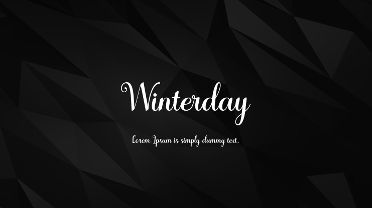 Winterday Font