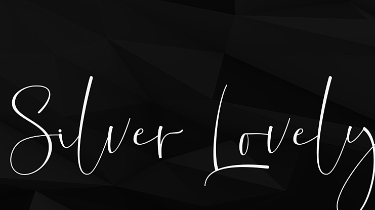 Silver Lovely Font