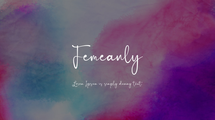 Femeanly Font