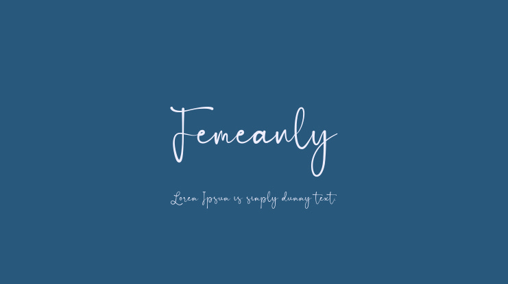 Femeanly Font