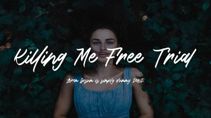 Killing Me Free Trial Font