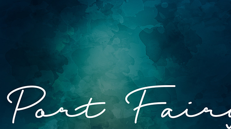Port Fairy Font