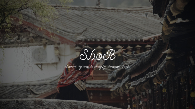 ShoB Font Family
