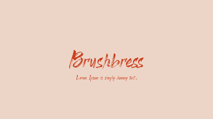 Brushbress Font