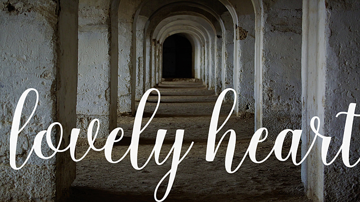 lovely heart Font