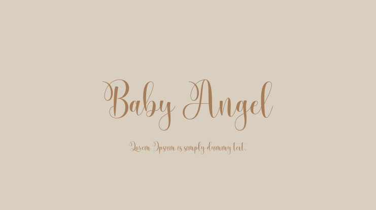 Baby Angel Font