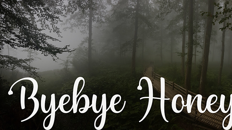 Byebye Honey Font