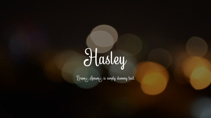Hasley Font Family
