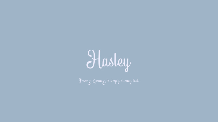 Hasley Font Family